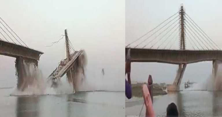 Bhagalpur Bridge: CM नीतीश कुमार का ड्रीम पु‍ल भरभराकर गंगा नदी में गिरा, बीजेपी ने मांगा जबाब